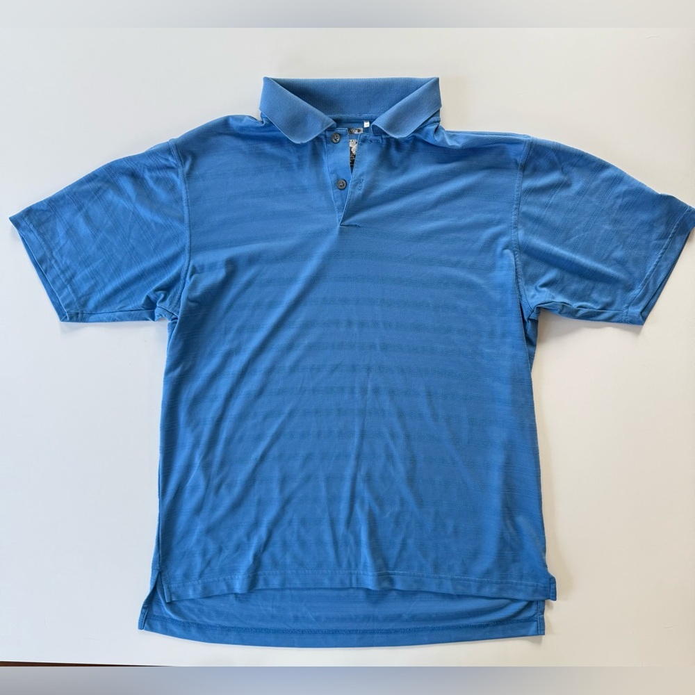 Adidas Men’s Blue Golf Shirt SZ M w/Climacool Fabric Great Condition!